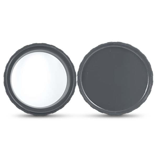 Protetor de Alimentos de Silicone 2,5x12,6x12,6cm Culinare Cinza